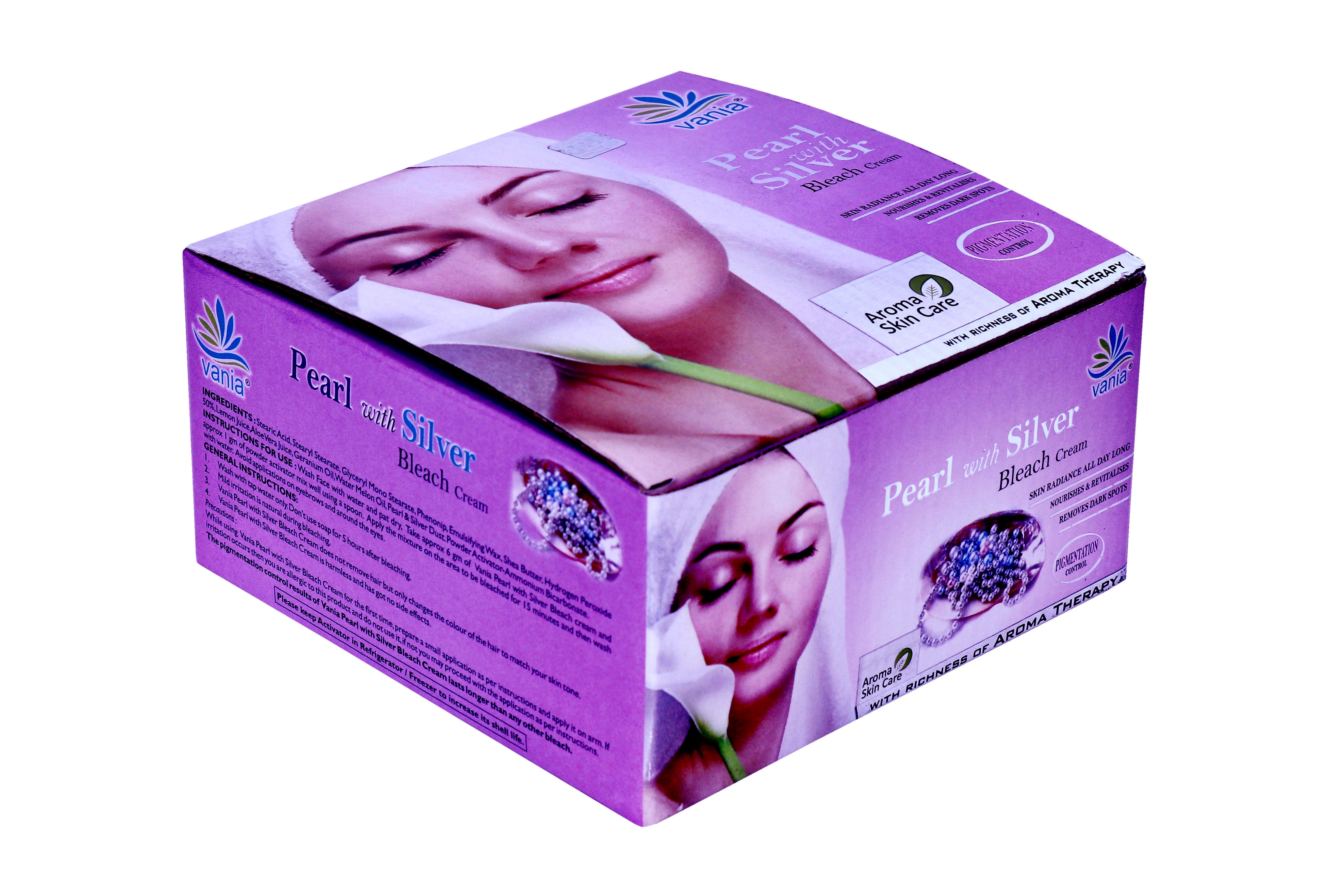 Vania Gold Facial Kit 300g | Radiant All-Day Glow | Unisex Aroma Skin Care | Like Gold | Vania Pearl Bleach Cream 250g | Party Bleach for Men & Women | Rich Fairness | Remove Dark Spots