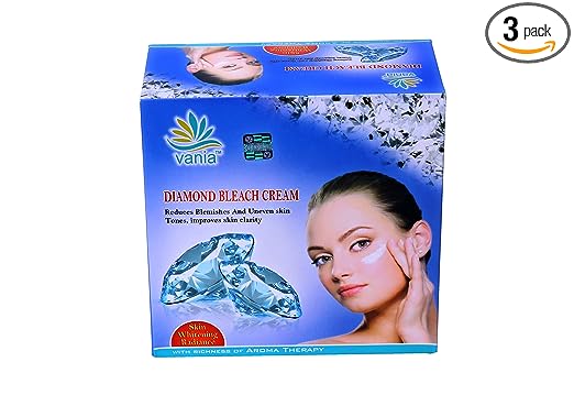 Vania Gold Facial Kit 300G + Diamond Bleach Cream Activator 250G (2-Item Set) - Nature's Gold Facial Kit & Diamond Bleach Cream for Face