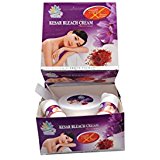 Vania Kesar Bleach Cream 250g|Extra Rich Glow, Natural Fairness| Cool Bleach for Dry Skin| No Tears Moisturized Skin| Zero Irritation| Fragrance for Normal to Dry Skin| Kesar Extracts| Smooth Glowing Skin, No Dark Spots, Sun Tan