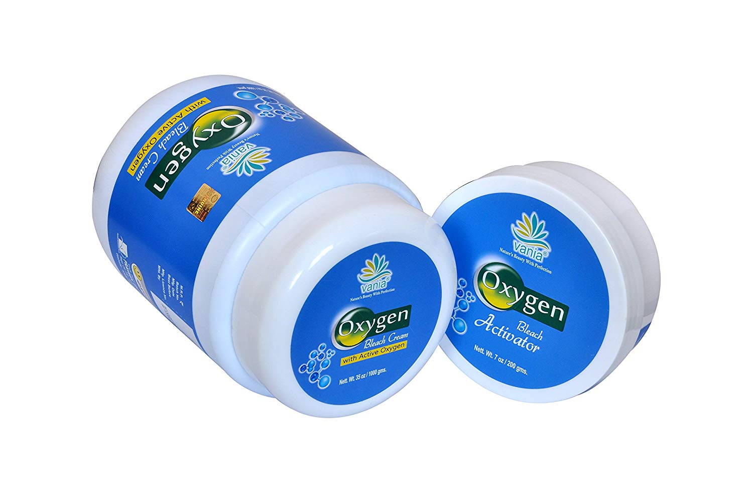 Vania Oxygen Bleach Cream 1 Kg | Soft Spotless Skin | Fair & Cool Like Ice | No Tears, Moisturized Skin | Zero Irritation | Fragrance | Normal to Dry Skin