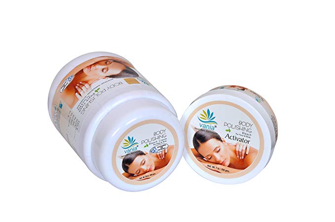 Vania Body Polishing Bleach Cream 1 Kg | Rich Glow DeTan for Face & Body | Fairness, Beauty & Cooling | Skin Whitening Cream | Body Whitening Cream | No Paraben | For Men, Women, Boys & Girls 14 Years & Above