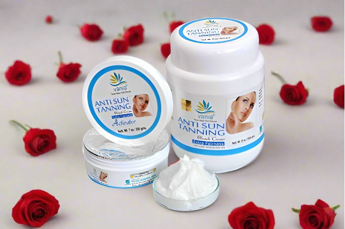 Vania 1 Kg Anti Sun Tan Bleach Cream | Removes Sun Tan | Extra Fairness | Cooling like Ice | No Tears Moisturized Skin | Zero Irritation | Fragrance | For Normal to Dry Skin
