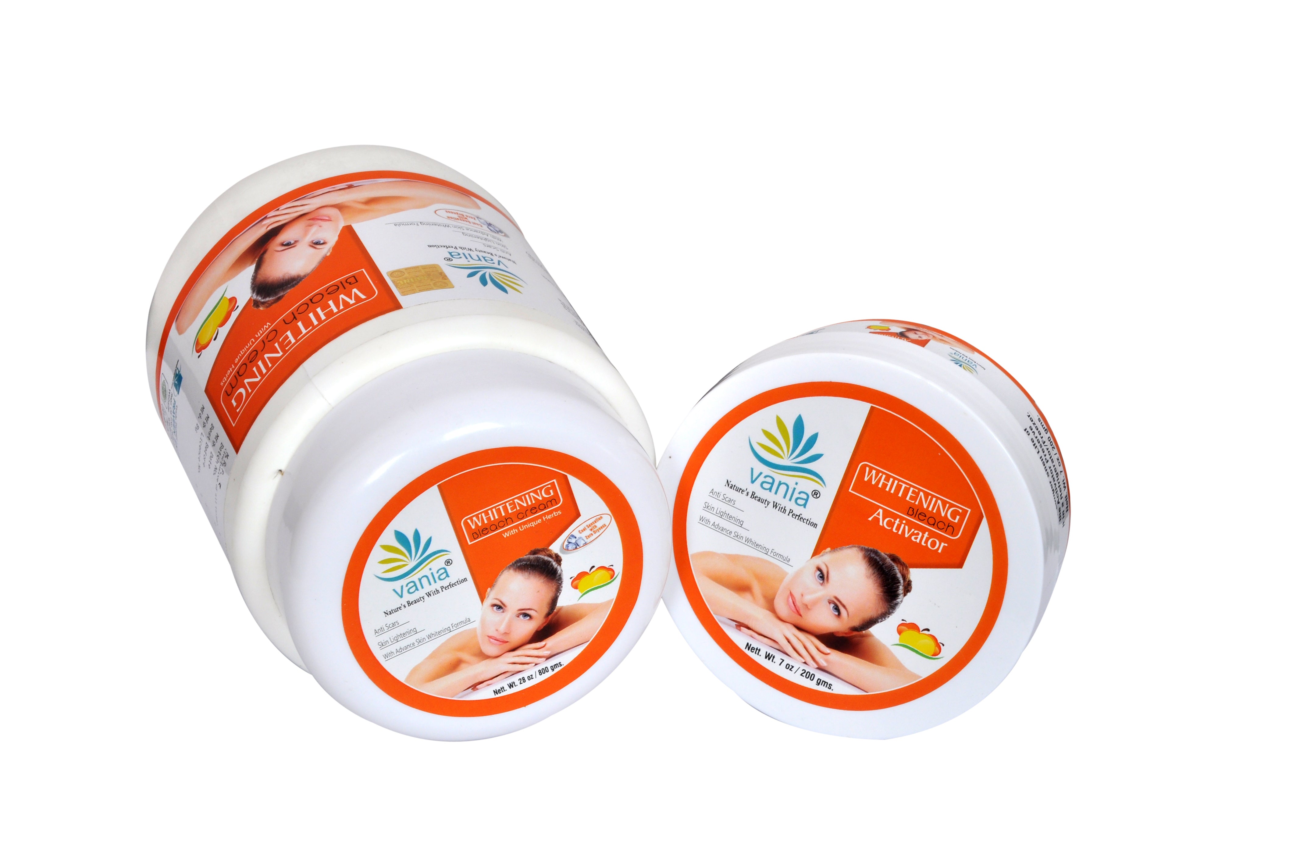 Vania Whitening Bleach Cream 1 Kg | Natural High Quality Blend | Face & Body | Advance Whitening Formula | Cooling | For Men & Women | Instant Glow | Scars Beautification